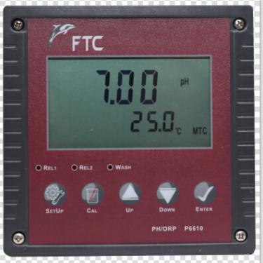 台湾FTC在线pH计,FTC-P6610,工业pH计,PH值在线监测,ORP控制器,厦门PH计,PH自动控制加液